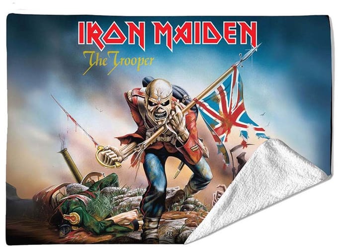 Rocksax Iron Maiden - Trooper Plaid - Tweepersoons (152cm x 203cm) - Multicolours