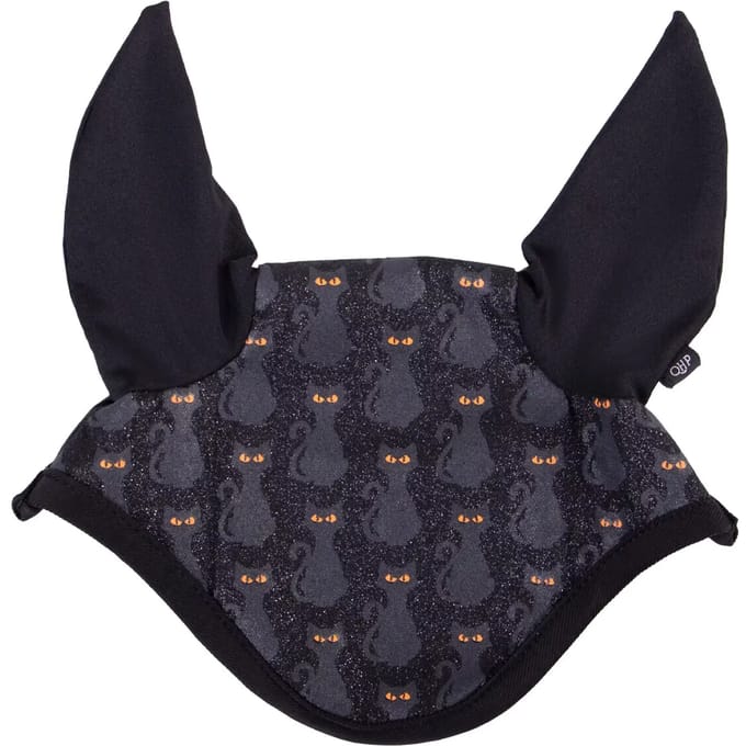 QHP OORNETJE HALLOWEEN CAT Zwart