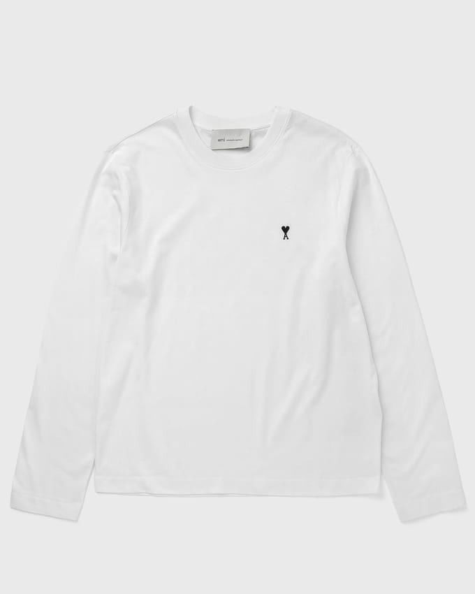 LONG SLEEVES TSHIRT WITH CONTRASTED AMI DE COEUR