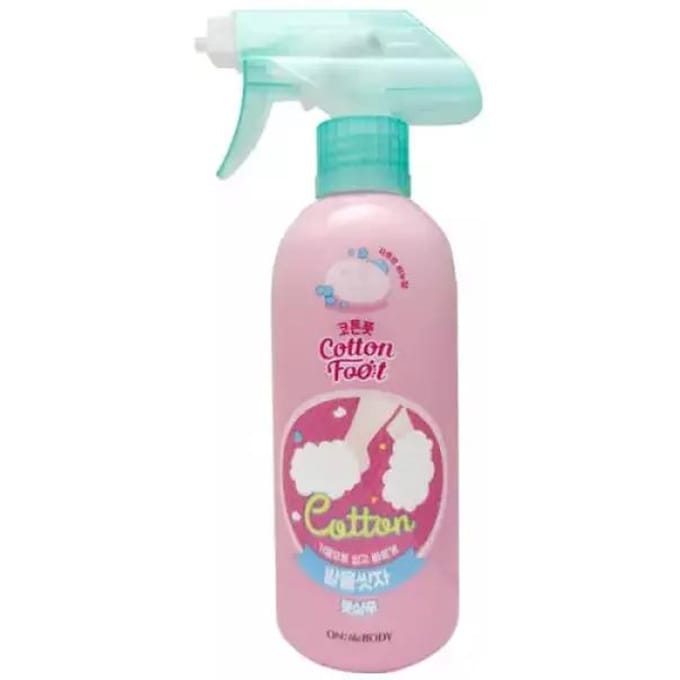 OP HET LICHAAM Katoen Voet Voet Shampoo Zeep Geur 385ml white