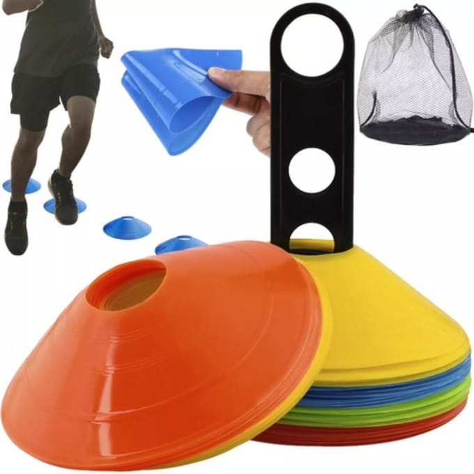 Trizand Trainingspionnen Set - 50 Stuks - Weerbestendig en Duurzaam