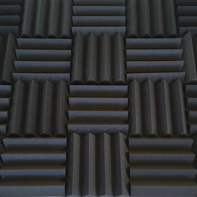 Akoestische Schuimpanelen 2 Stuks - Geluidsisolatie Studio Schuim - Antraciet