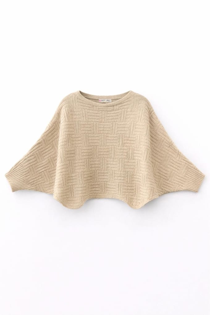 Oversized Gelaagd Geribbeld Coltrui