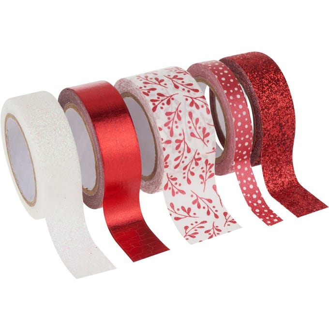 Decoratietapes "Effectmix", Glamour - Rood