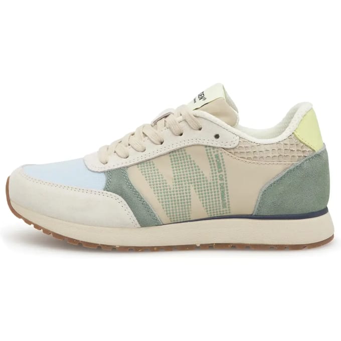 Woden Ronja Sneakers groen Leer - Maat 39