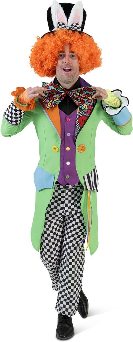 Mad Hatter slipjas kleurrijk