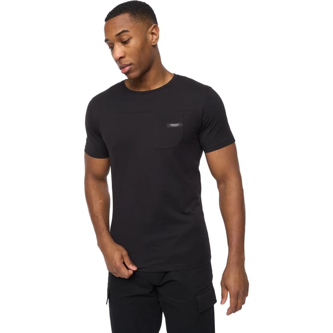 Crosshatch Mannen Utilate T-Shirt (Zwart)