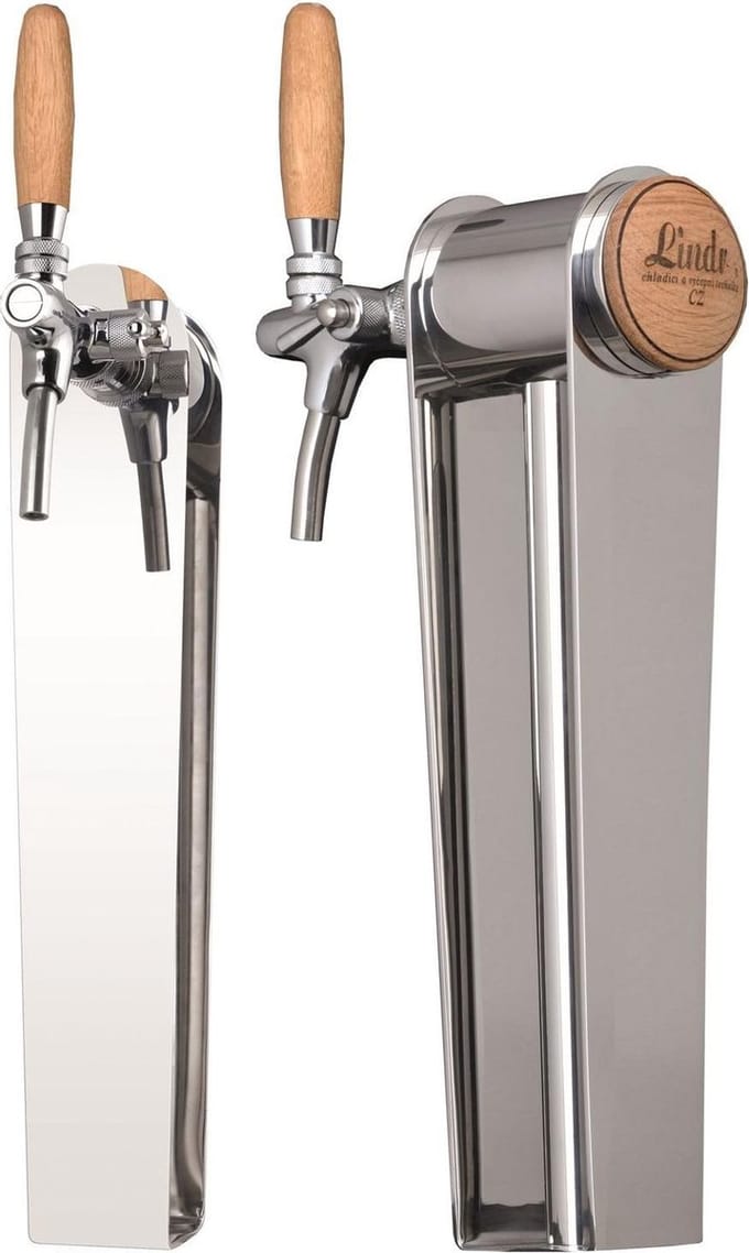 Tapzuil model blank eiken, 1-lijns