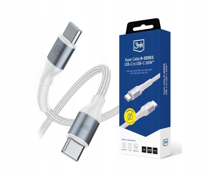 3mk Hyper Cable N-SERIES - USB-C cable - USB-C to USB-C - 1 m