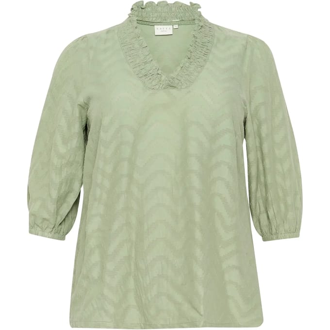 Damesblouse met lange mouwen KAFFE Curve Vitana
