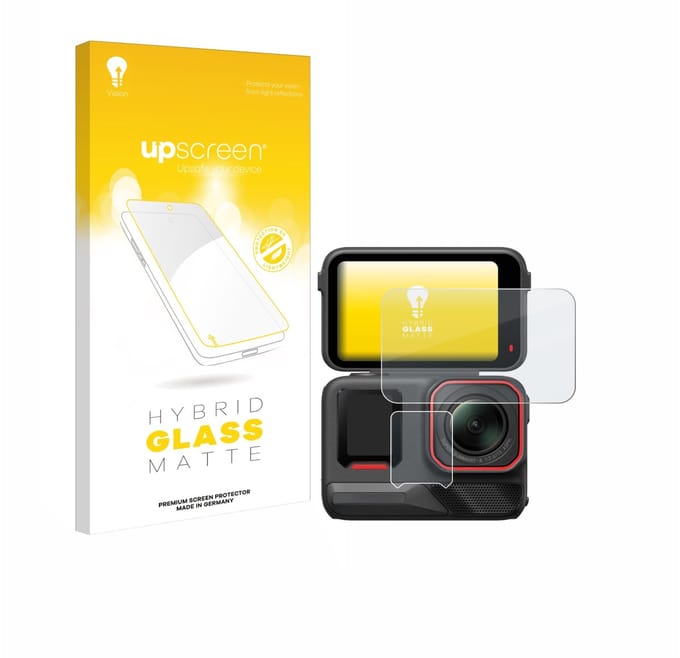upscreen - Screenprotector voor Insta360 Ace Pro 2 - Folie Beschermfolie Beschermglas matte