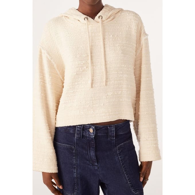 BA&SH Top Ado Ecru Taglia: M | Felpe con cappuccio Outlet | Donna | Marrone