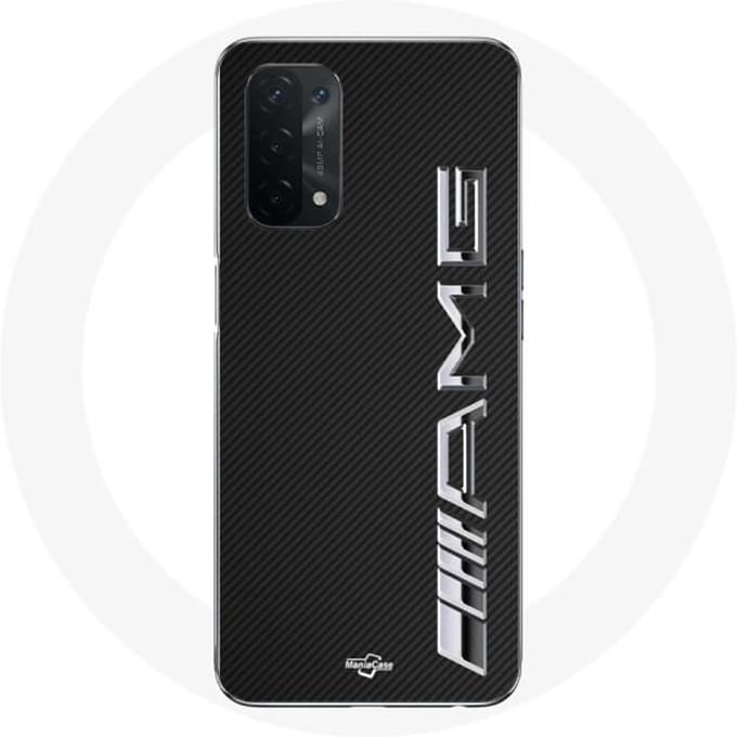 Coque - Amg - Oppo A54 5G - Carbone Texture - Souple - Protection