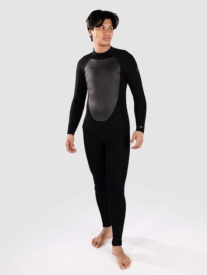 O'Neill Epic 4/3mm Back Zip Full  Wetsuit - Maat MT  - Mannen - zwart