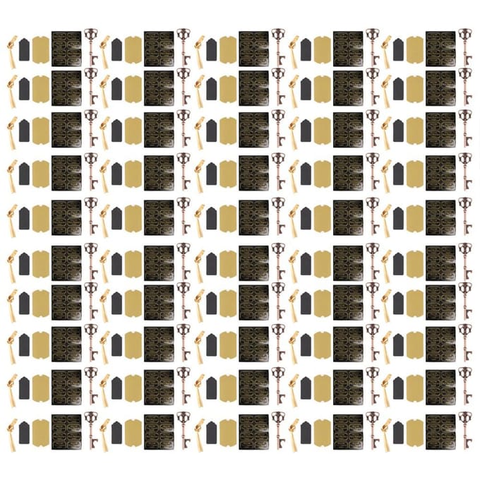 50 Pièces Style Européen Alliage de Zinc Forme de Clé Mariage Ouvre-Bière Outil d'Ouverture Ensemble (Type D) beige