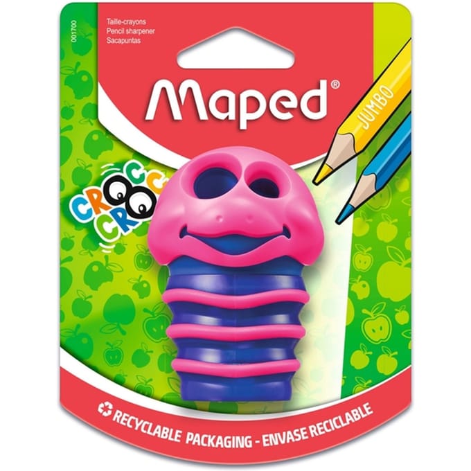 Puntenslijper Maped Croc Croc Bug 2gaats assorti