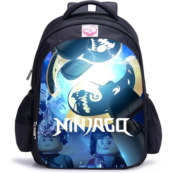 Lego Ninjago Seizoen 5 Cartoon Print Zwarte Rugzak black - medium