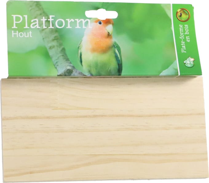 De Boon Platform Hout Rechthoek 20X10CM
