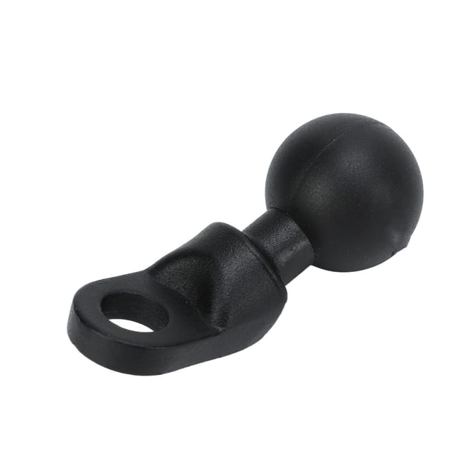 Adaptateur de rotule coudée pour rétroviseur de 1 po, support de téléphone, rotule pour trou de montage de 10 mm pour vélo black