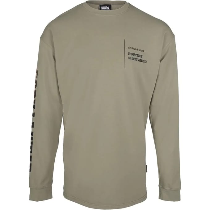 T-shirt met oversized lange mouwen Gorilla Wear Boise