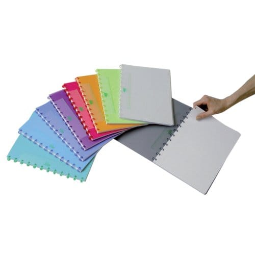 Schrift Adoc Colorlines A4 ruit 5x5mm 144blz 90gr PP assorti - 1 stuks