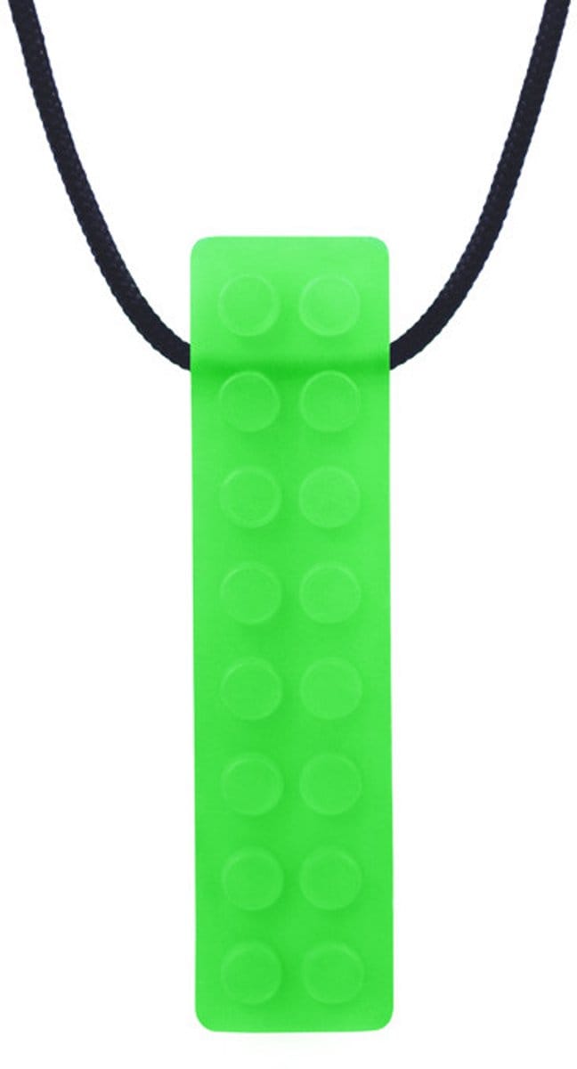 ARK Therapeutic kauwketting speelgoed Brick Stick groen sensorisch.