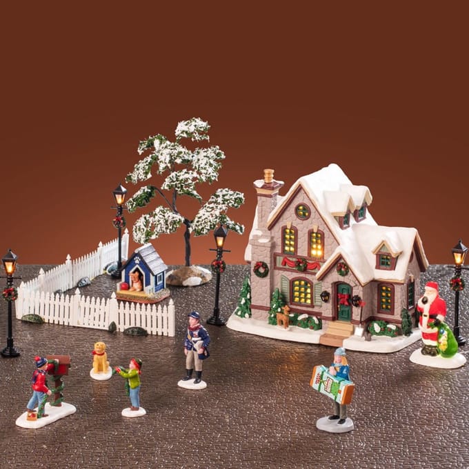 Lemax - White Christmas Set