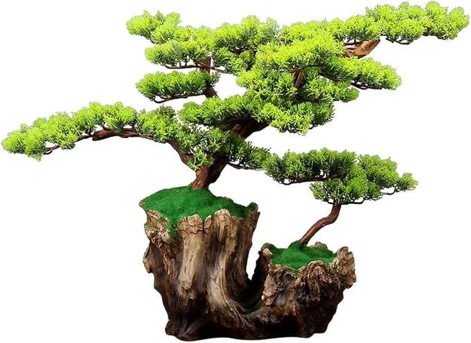 Kunstboom - Nep Plant - Bureau Decoratie - Sterk Gesimuleerd - 9 Inch