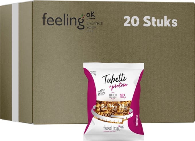 Feeling OK | Tubetti + Protein | 20 stuks | 20 x 50g