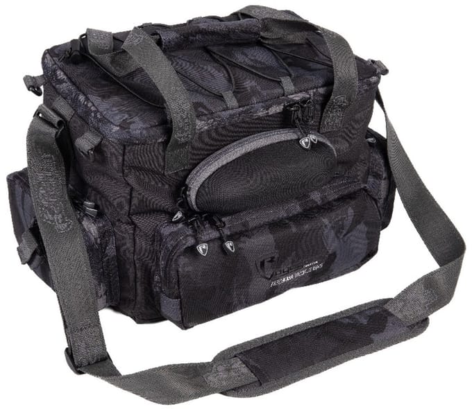 Fox Rage Camo Voyager Medium Tackle Bag (Incl. 6 Tackleboxen) - Vistas