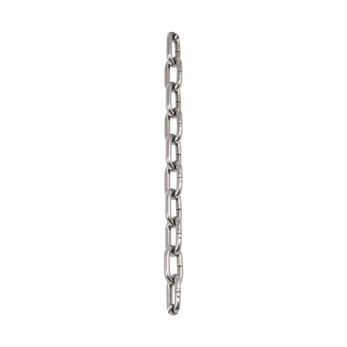Gewichtketting zilver L:3650 Schakellengte: 18,4 Ø 12,7,,