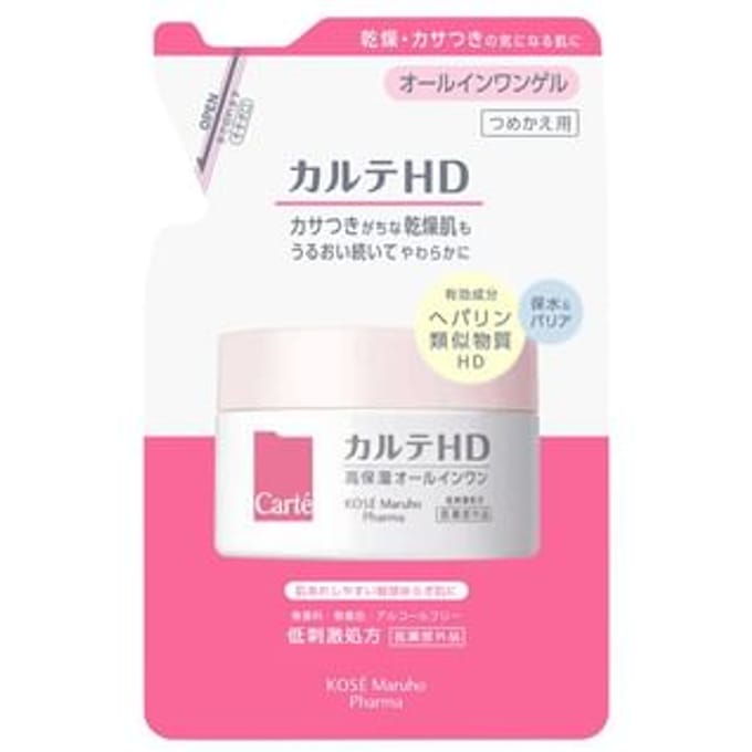 Kose - Carte HD Moisture Install All In One Gel 90g Refill