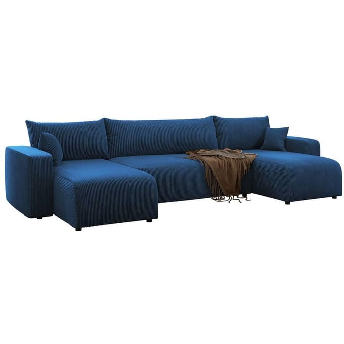 U-slaapbank Rosco ribstof | NADUVI Collection