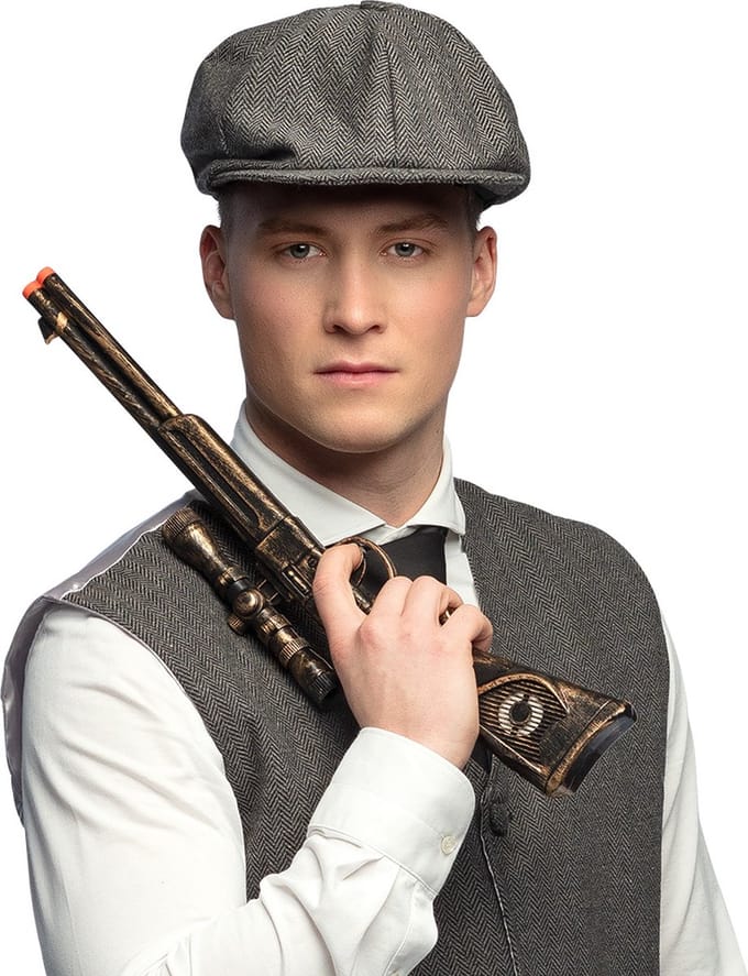 Boland - Speelgoedgeweer Retro - Pistool / revolver - Roaring 20s - Themafeest - Carnaval - Themafeest