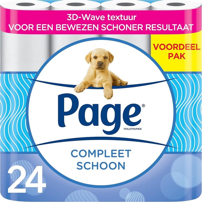 Compleet Schoon Toiletpapier - 24 Rollen - Zacht, Sterk en Duurzaam