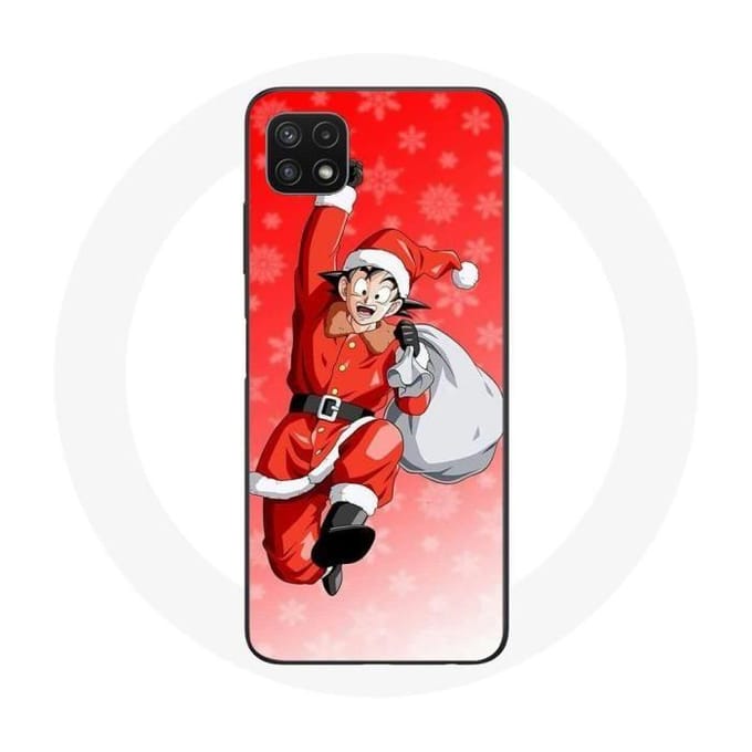Coque maniacase pour Samsung Galaxy A22 5G Anime Son goku dragon ball Le jour de Noël 2023