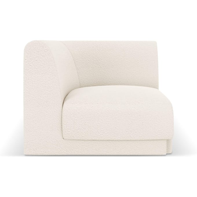 Modulair hoekelement Miley bouclé | Micadoni Limited Edition