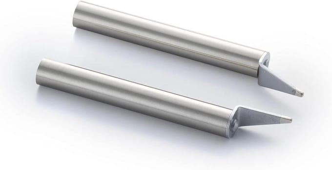 Verwarmde Pincet Tip - Chip Tip - Precisie Werk - Japans Ontwerp - 1mm - Zilver