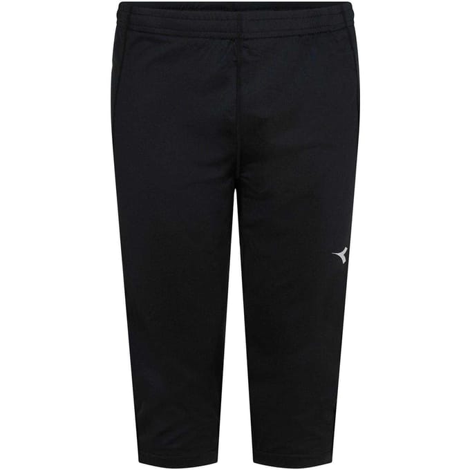 Diadora Dames Team Up Logo 3/4 Leggings (Zwart)