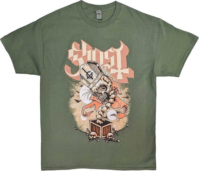 Ghost - Jack In The Box Heren T-shirt - XL - Groen