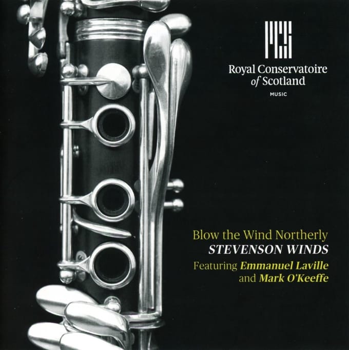 Stevenson Winds Featuring Emmanuel Laville And Mark O'Keefe - Blow the Wind Northerly (CD)