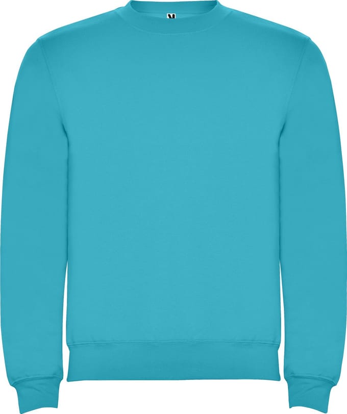 Azuur Blauwe kinder unisex OEKO TEX sweater Classica merk Roly 8 jaar 122-128