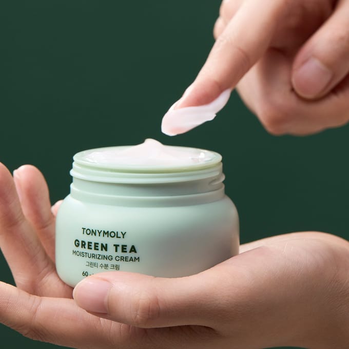 [Tonymoly] La Crème Eau au Thé Vert Chok Chok 60 ml white