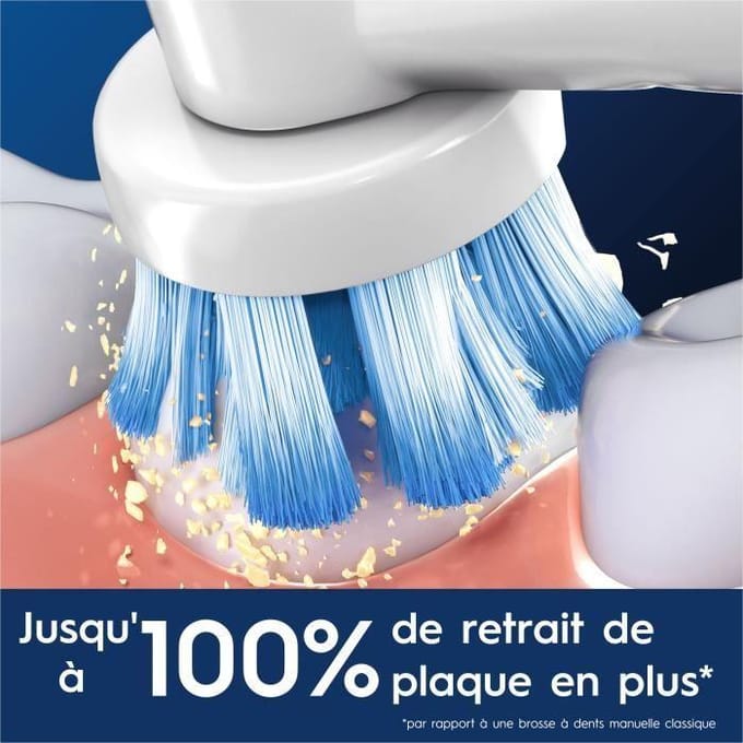 Brossette ORAL-B - Pack de 6 brossettes - Sensitive Clean - Pour brosse à dent électrique
