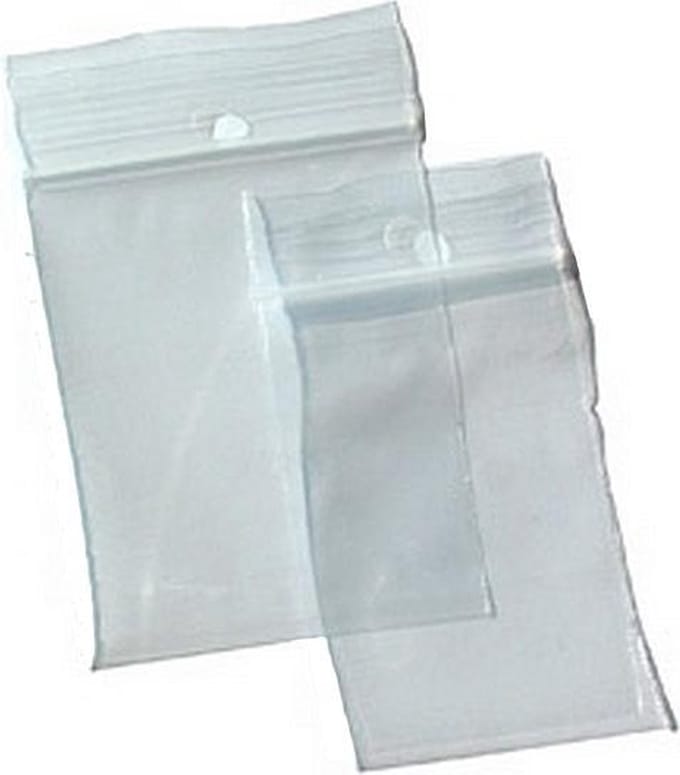 Gripzakjes 70x100 mm - 1000 stuks - 7x10 cm , 50 micron - hersluitbare zakjes
