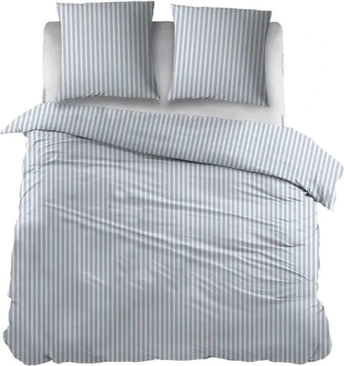 Sleepnight Dekbedovertrek Flanel Iris Blauw - 240 x 200/220 cm + 2 kussenslopen - [Blauw]