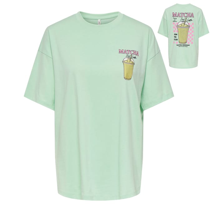 Only Onlrita ss printed tee cs jrs mint