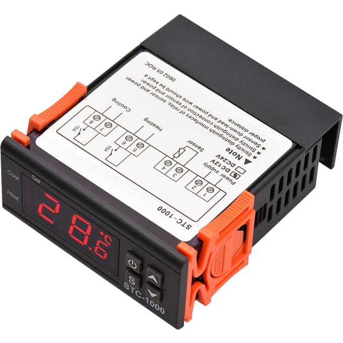 Régulateur de température numérique STC-1000, régulateur de température Intelligent, réfrigérateur DC 12V DC 12V