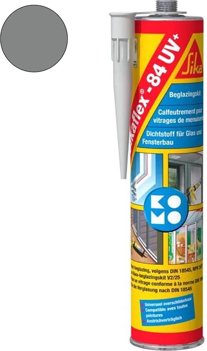 Sika Sikaflex polyurethaankit 84 UV+ grijs - 300 ml