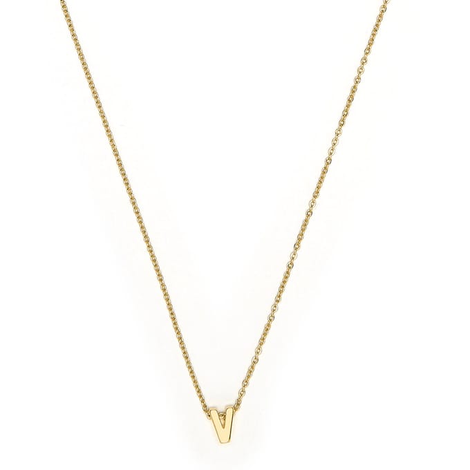 Luxenter Ketting met 18-karaats geelgouden afwerking - Alphabet